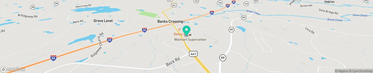 borne de recharge sur la carte