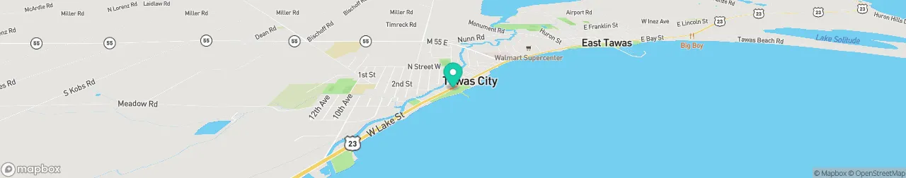 borne de recharge sur la carte