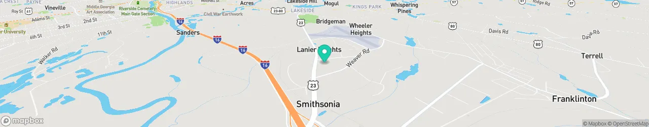 borne de recharge sur la carte