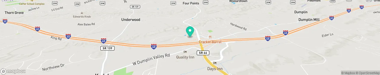 borne de recharge sur la carte