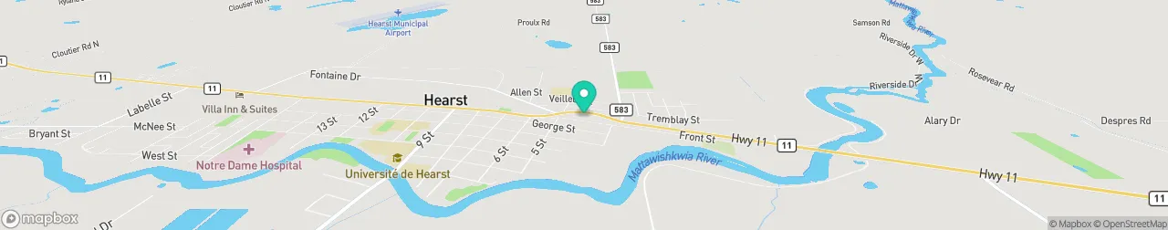 borne de recharge sur la carte