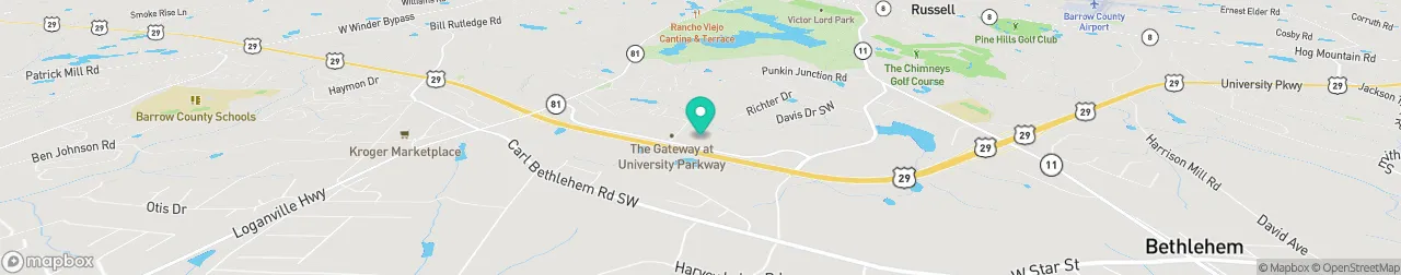 borne de recharge sur la carte