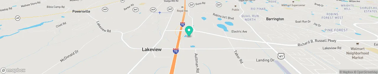 borne de recharge sur la carte