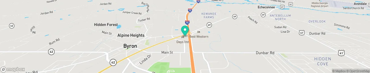 ev charging station on the map