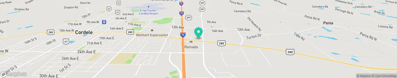 borne de recharge sur la carte