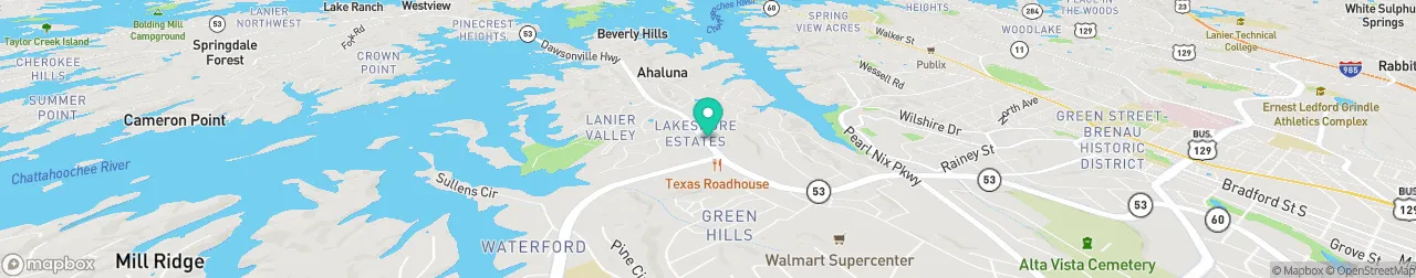 borne de recharge sur la carte