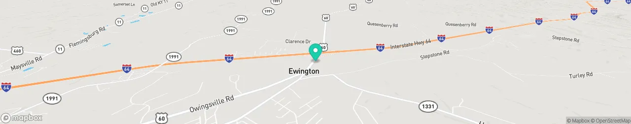 ev charging station on the map