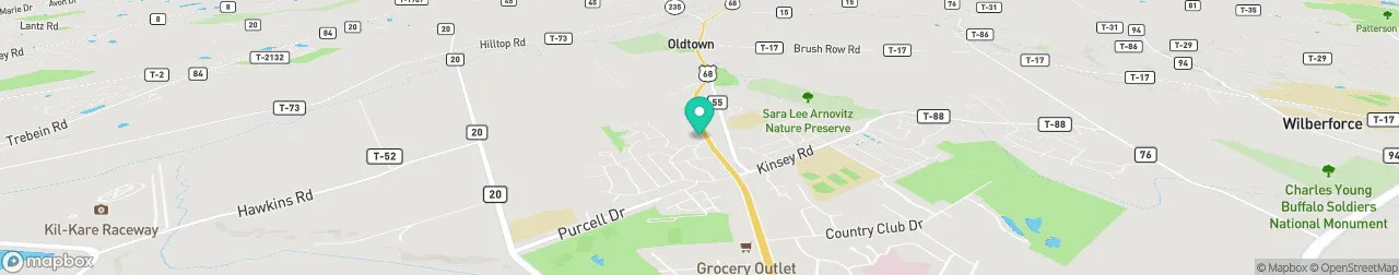 borne de recharge sur la carte