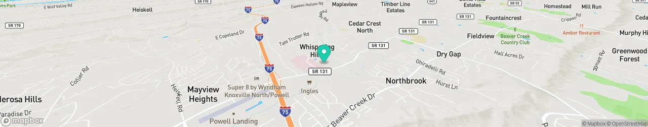 borne de recharge sur la carte