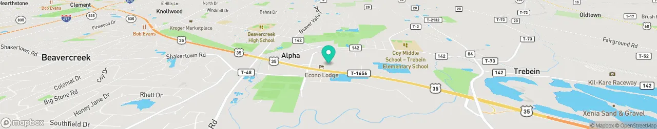 borne de recharge sur la carte