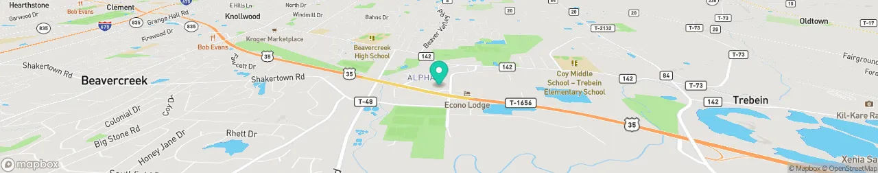 ev charging station on the map