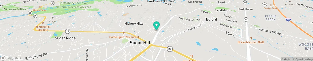 borne de recharge sur la carte