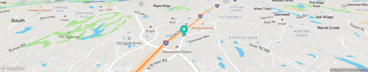 ev charging station on the map