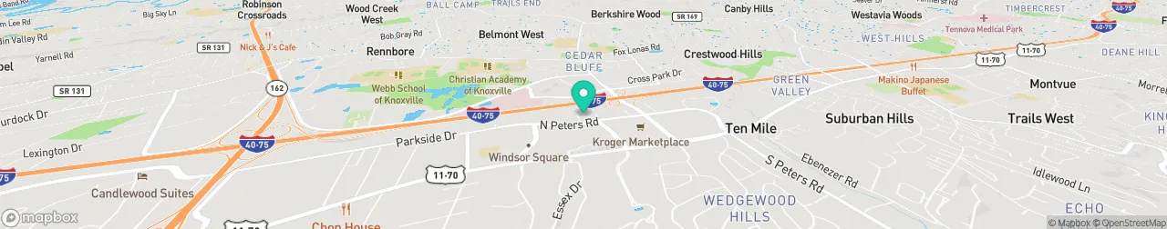 borne de recharge sur la carte