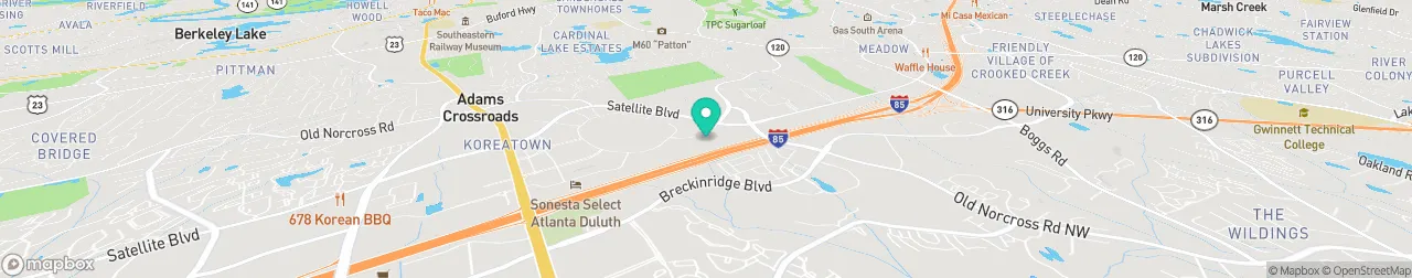 ev charging station on the map