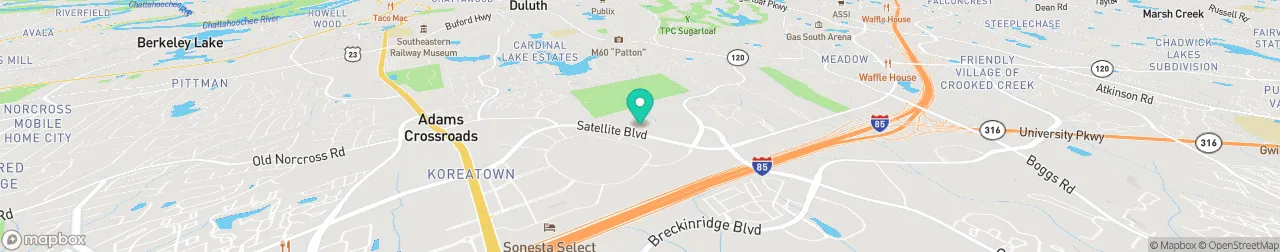 ev charging station on the map