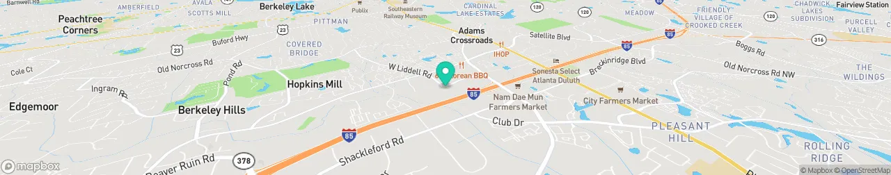 ev charging station on the map