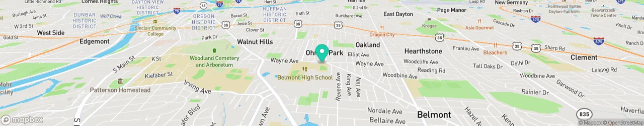 borne de recharge sur la carte