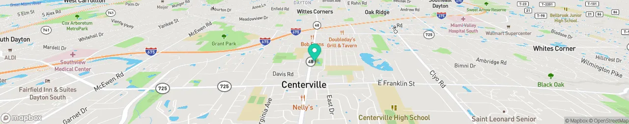 borne de recharge sur la carte