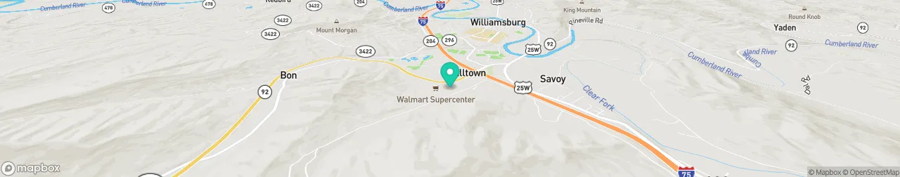 borne de recharge sur la carte