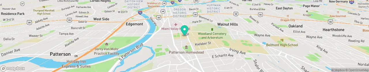 borne de recharge sur la carte