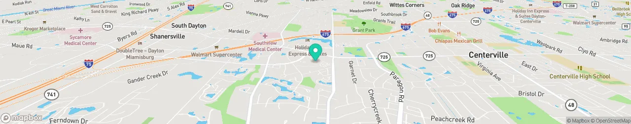 ev charging station on the map