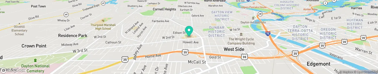 borne de recharge sur la carte