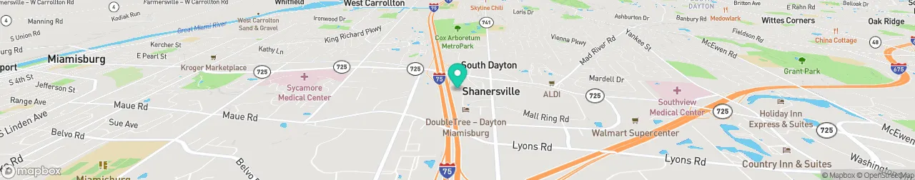 borne de recharge sur la carte