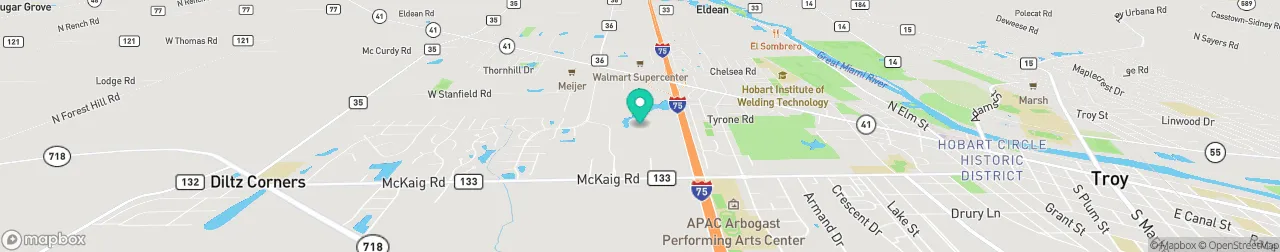 borne de recharge sur la carte