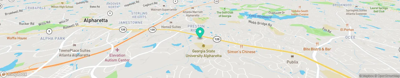 borne de recharge sur la carte