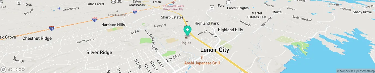 borne de recharge sur la carte