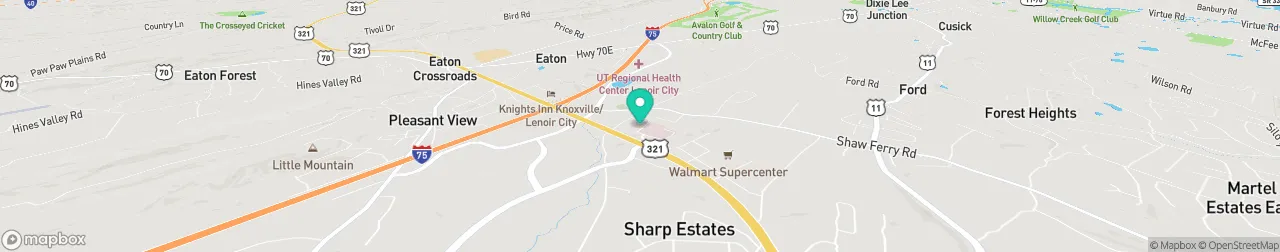 borne de recharge sur la carte