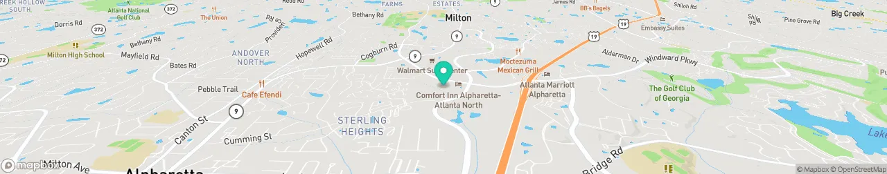 ev charging station on the map