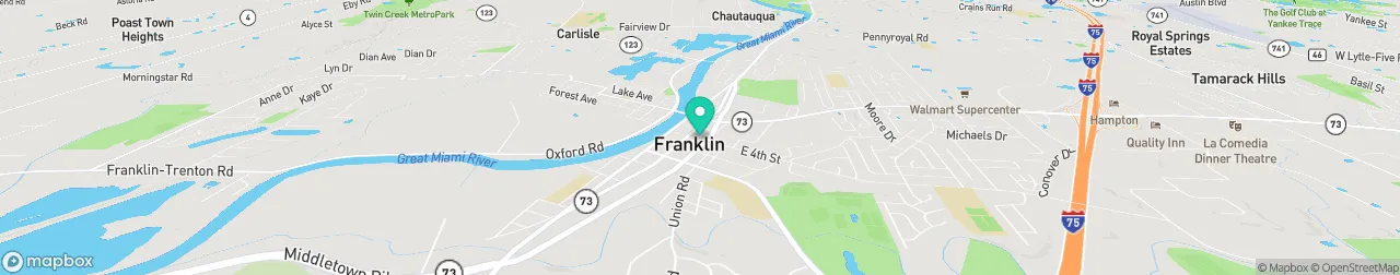 borne de recharge sur la carte