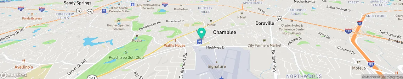 borne de recharge sur la carte