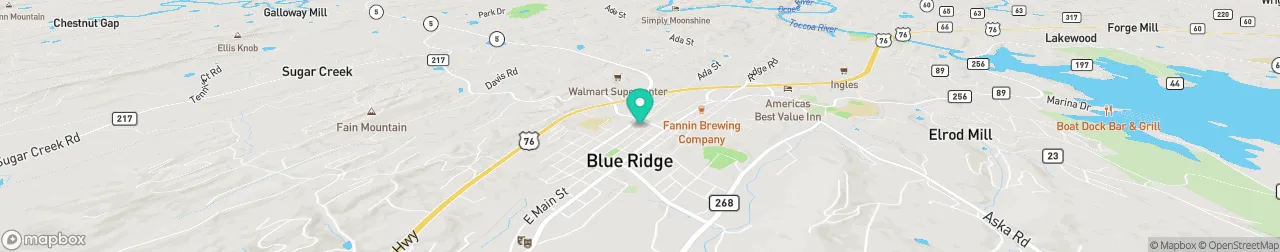 borne de recharge sur la carte