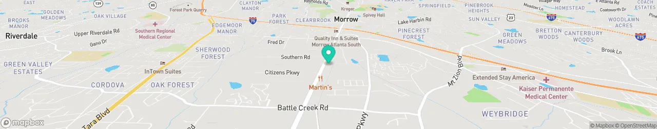 borne de recharge sur la carte