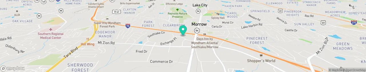 borne de recharge sur la carte