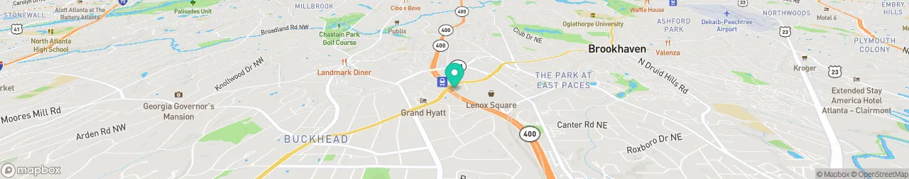 borne de recharge sur la carte