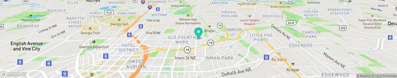 borne de recharge sur la carte