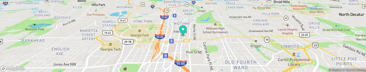 ev charging station on the map