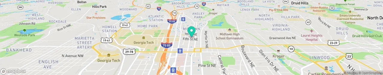 ev charging station on the map