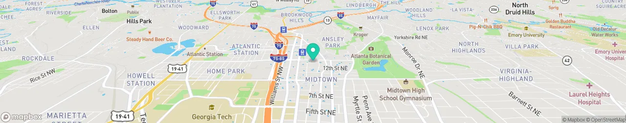 borne de recharge sur la carte