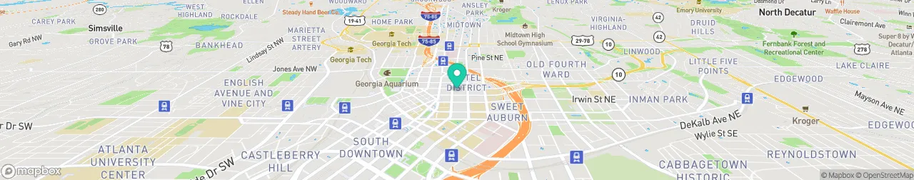 borne de recharge sur la carte