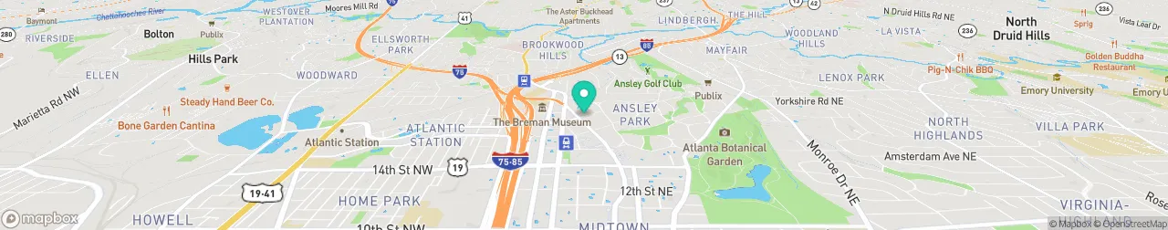 ev charging station on the map