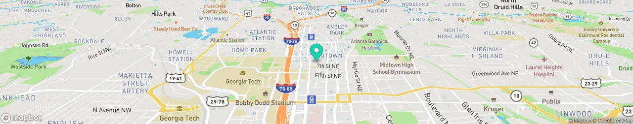 borne de recharge sur la carte