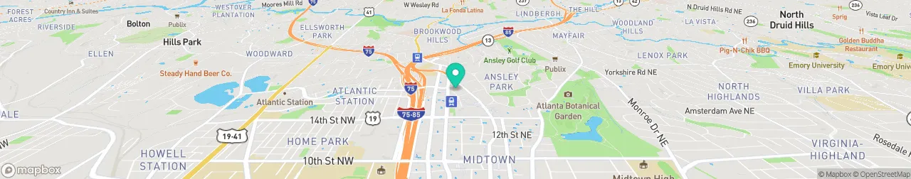 ev charging station on the map