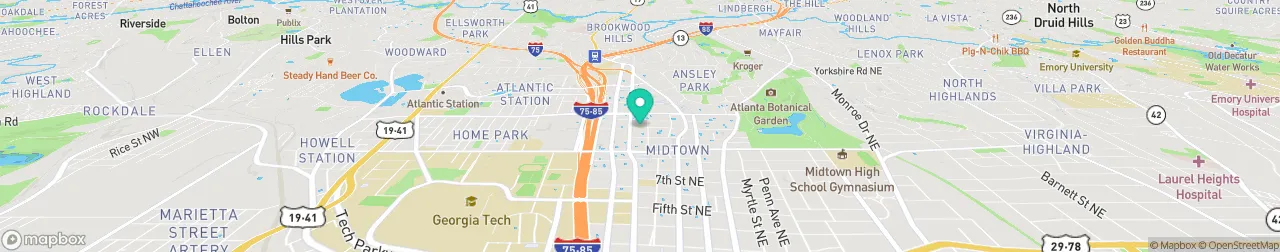 ev charging station on the map