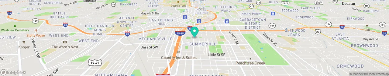 borne de recharge sur la carte