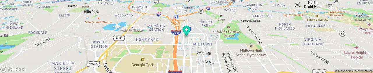 ev charging station on the map